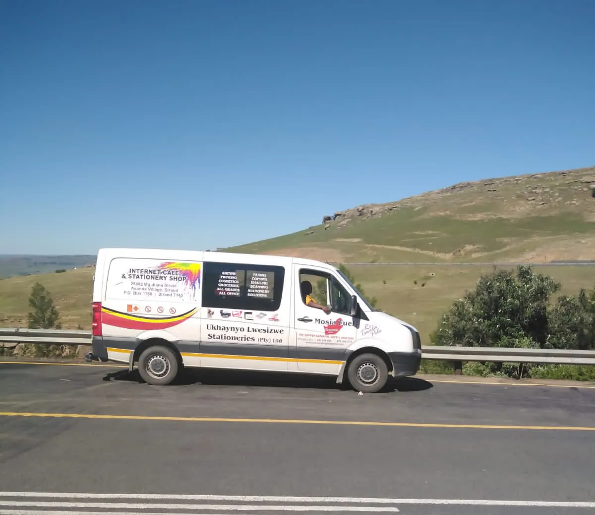 Company delivery vehicle